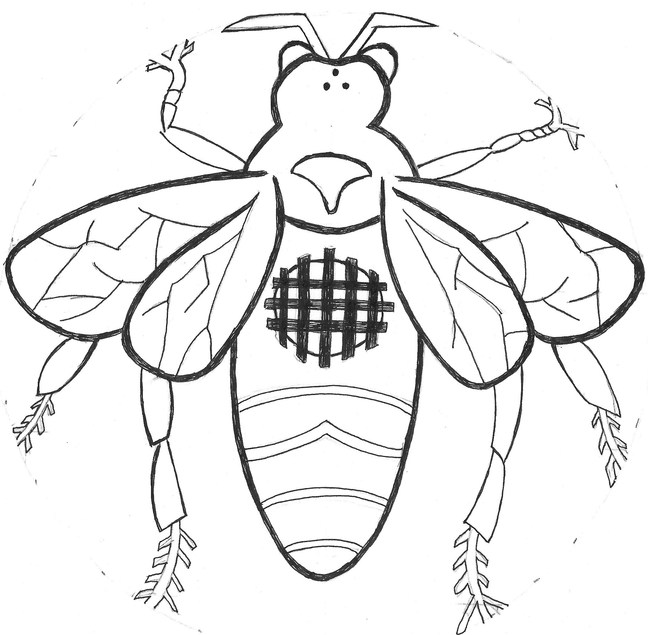 Manhole Rusty Patch Bee Ink Final